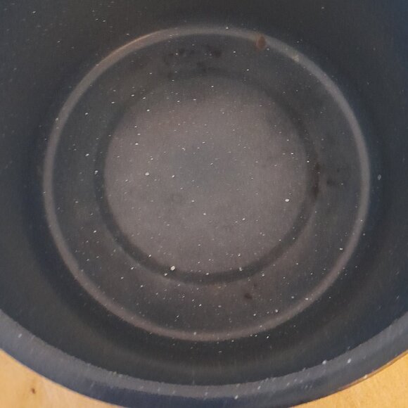 Blue Speckled Enamel Stock Pot with Lid - Picture 3 of 6